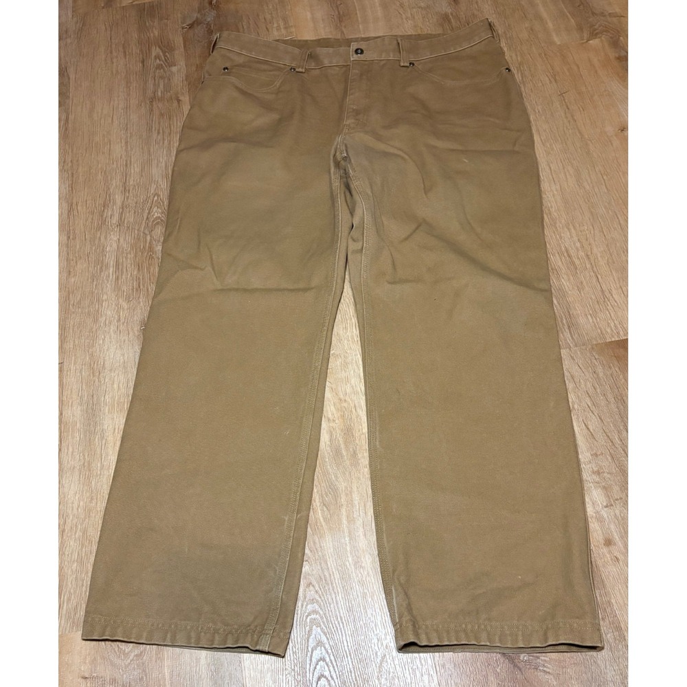 Mens Tan Duluth Trading Cargo‎ Pants 42x32
